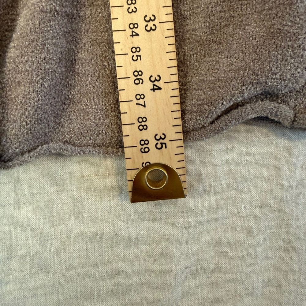 Barefoot Dreams Cardigan‎ Women Medium Taupe Excellent CozyChic Ultra Lite Open - Picture 5 of 11